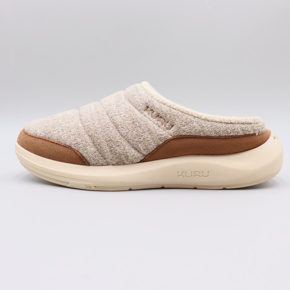 KURU Draft 2 Womens 9.5M Oatmeal Sand Quilted Orthopedic Arch Support Slippers - Picture 3 of 8
